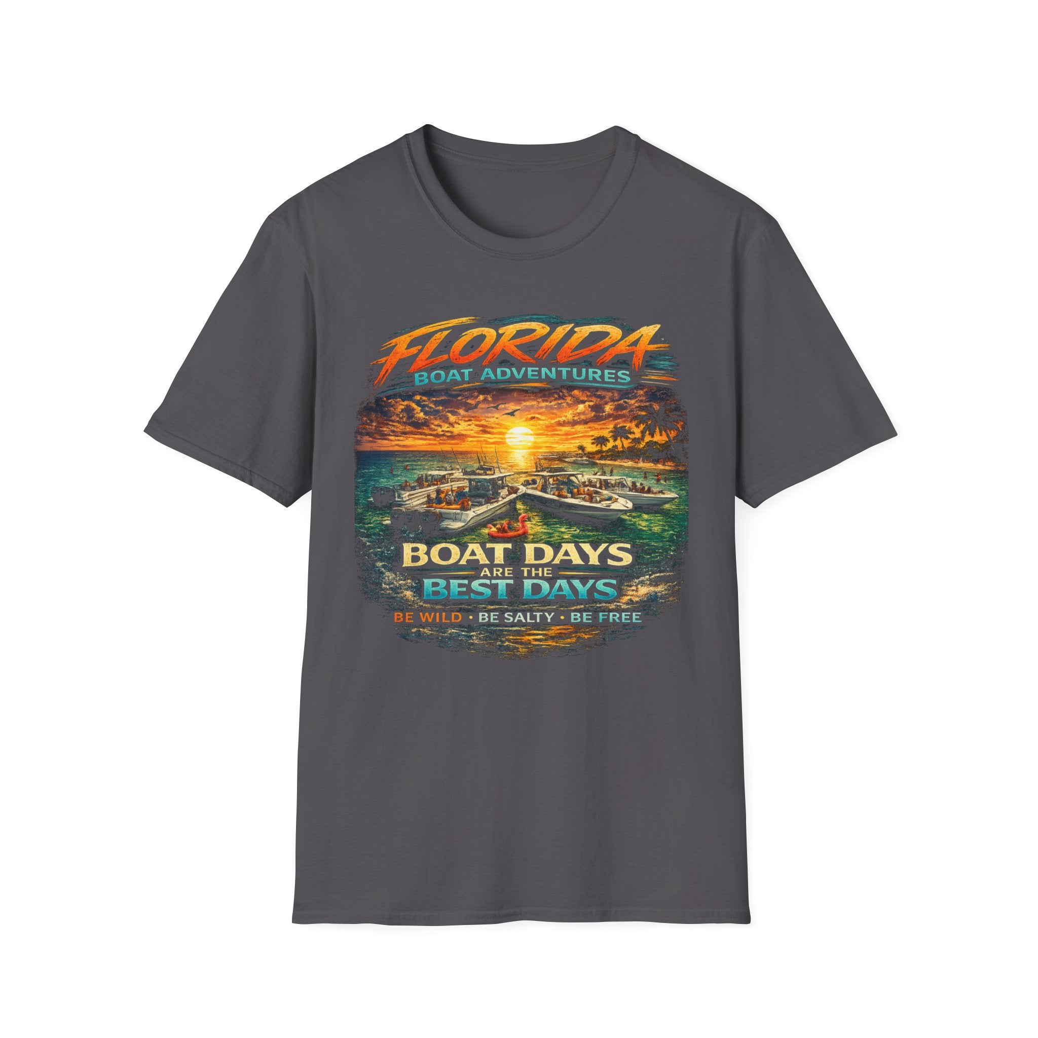 Boat Days Are the Best Days Tee | Funny Boating Shirt for Men or Women | Gildan 6400 Florida Boating T-Shirt
