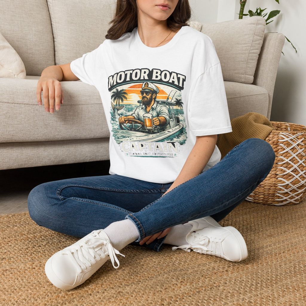 Motor Boat Captain - Florida Boating T-Shirt