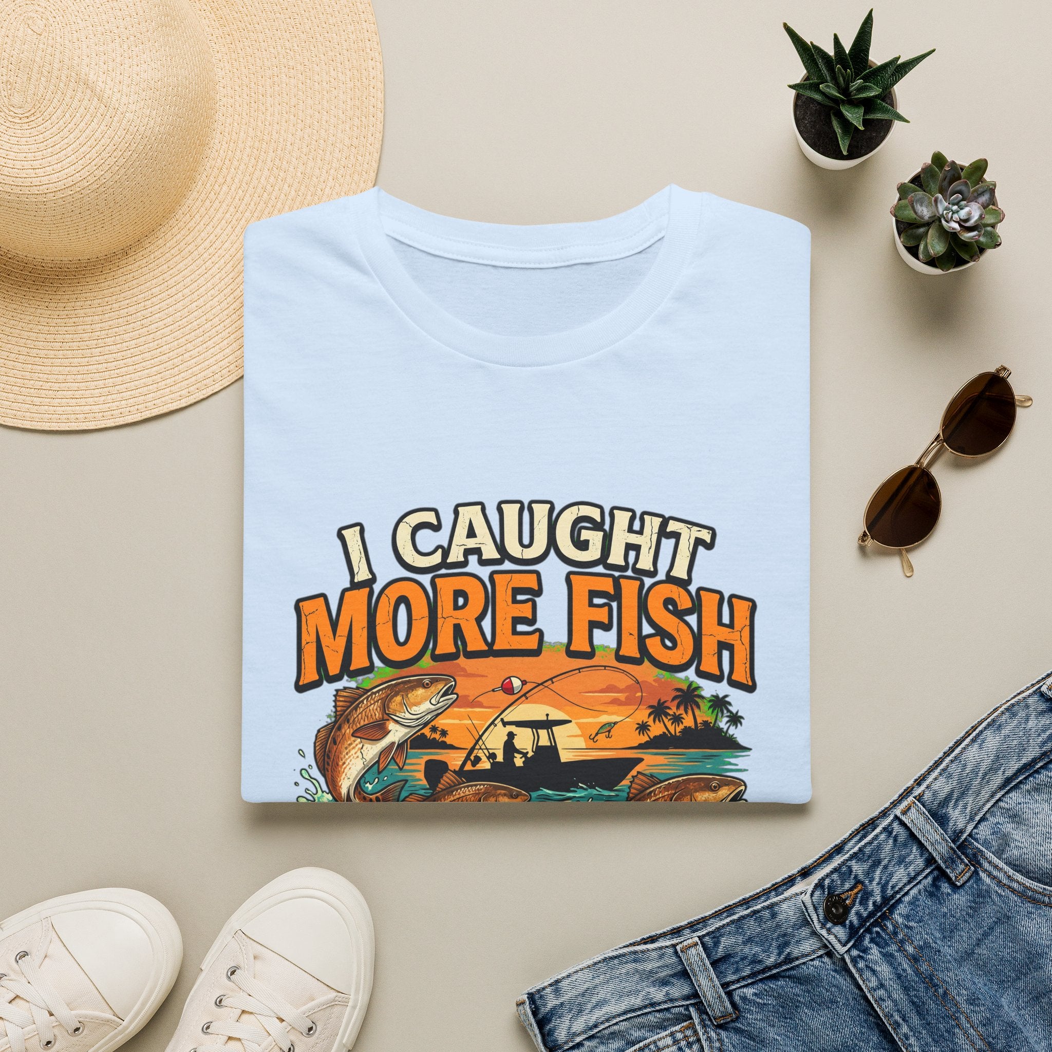 I Caught More Fish Than You Lied About - Funny Florida Fishing T-Shirt