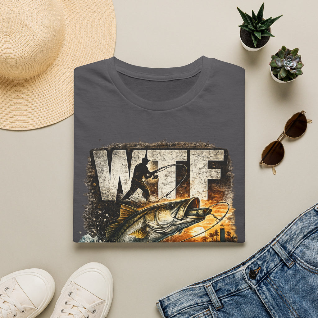 WTF Where's The Fish - Funny Fishing T-Shirt