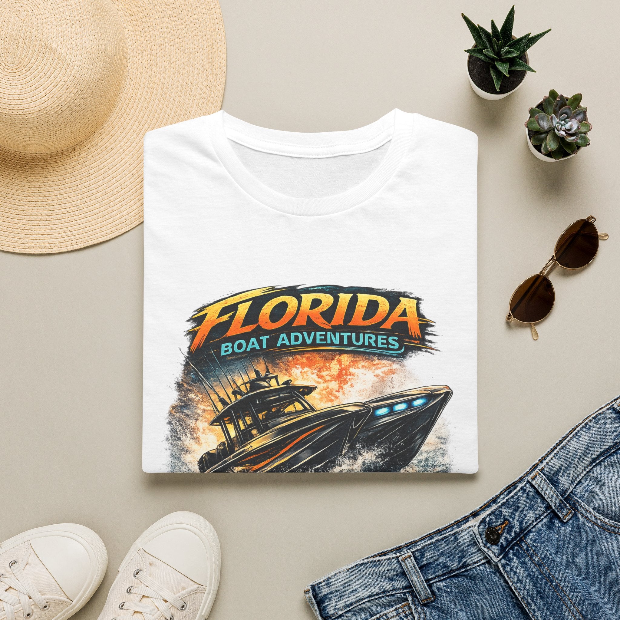 Throttle Therapy Tee | Funny Florida Boating & Offshore Sport Fishing Shirt for Men | Gildan 6400 T-Shirt