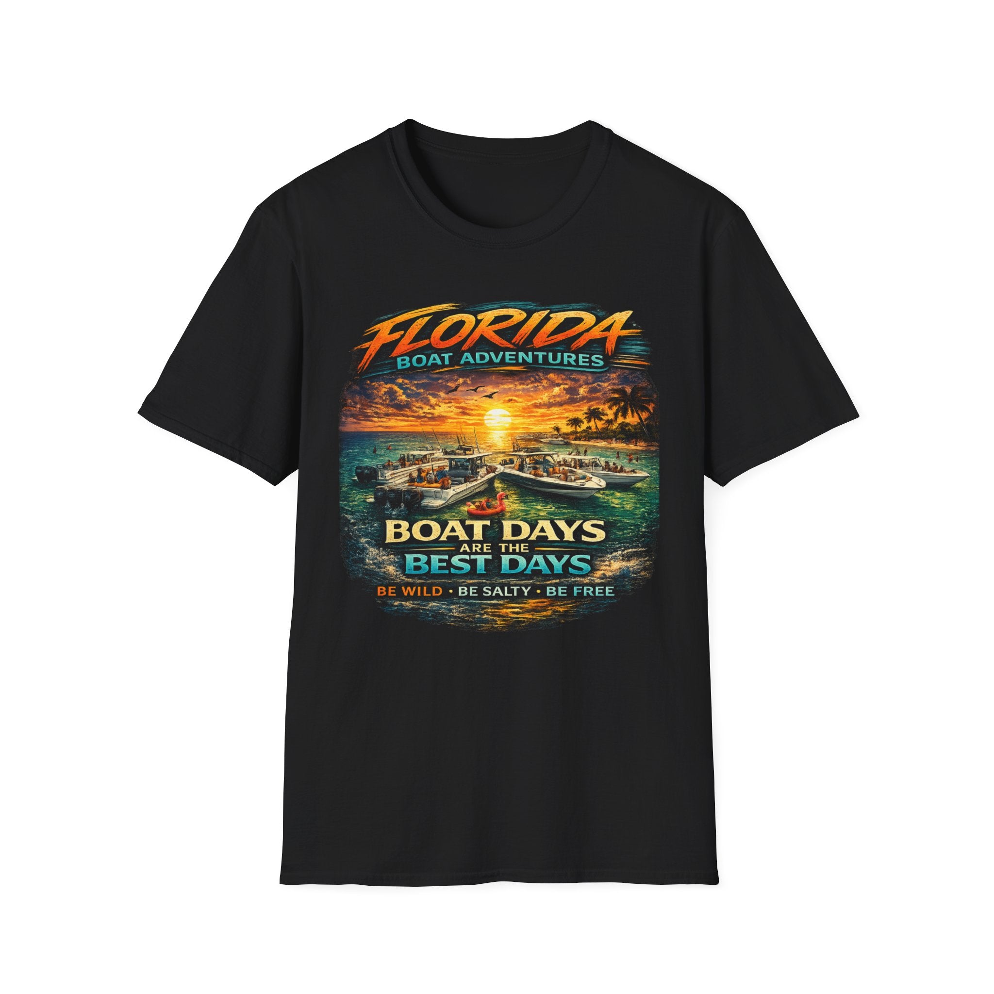 Boat Days Are the Best Days Tee | Funny Boating Shirt for Men or Women | Gildan 6400 Florida Boating T-Shirt