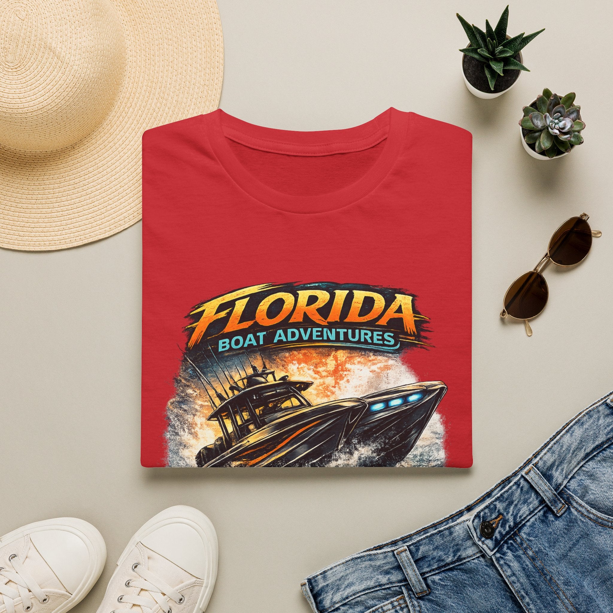 Throttle Therapy Tee | Funny Florida Boating & Offshore Sport Fishing Shirt for Men | Gildan 6400 T-Shirt