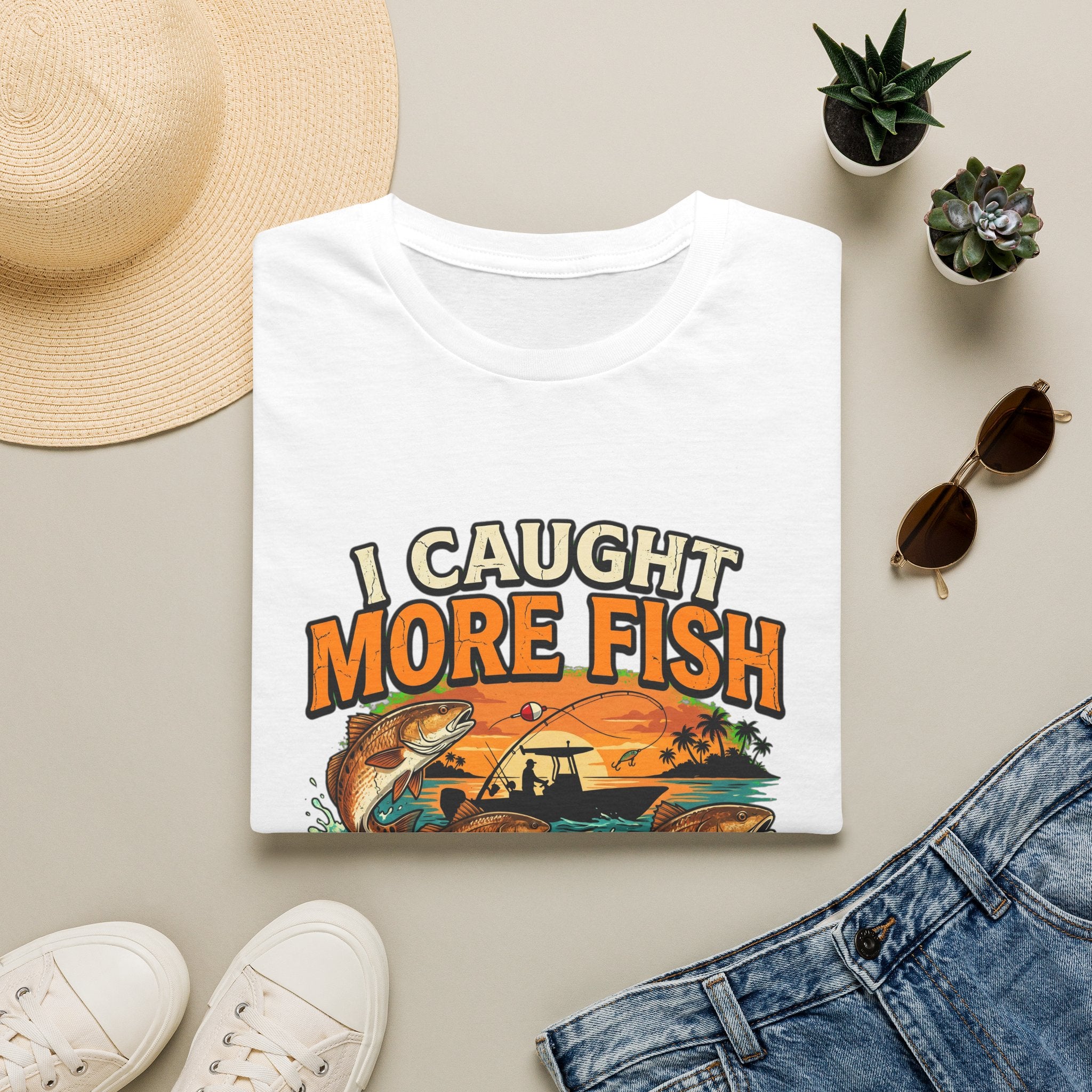 I Caught More Fish Than You Lied About - Funny Florida Fishing T-Shirt