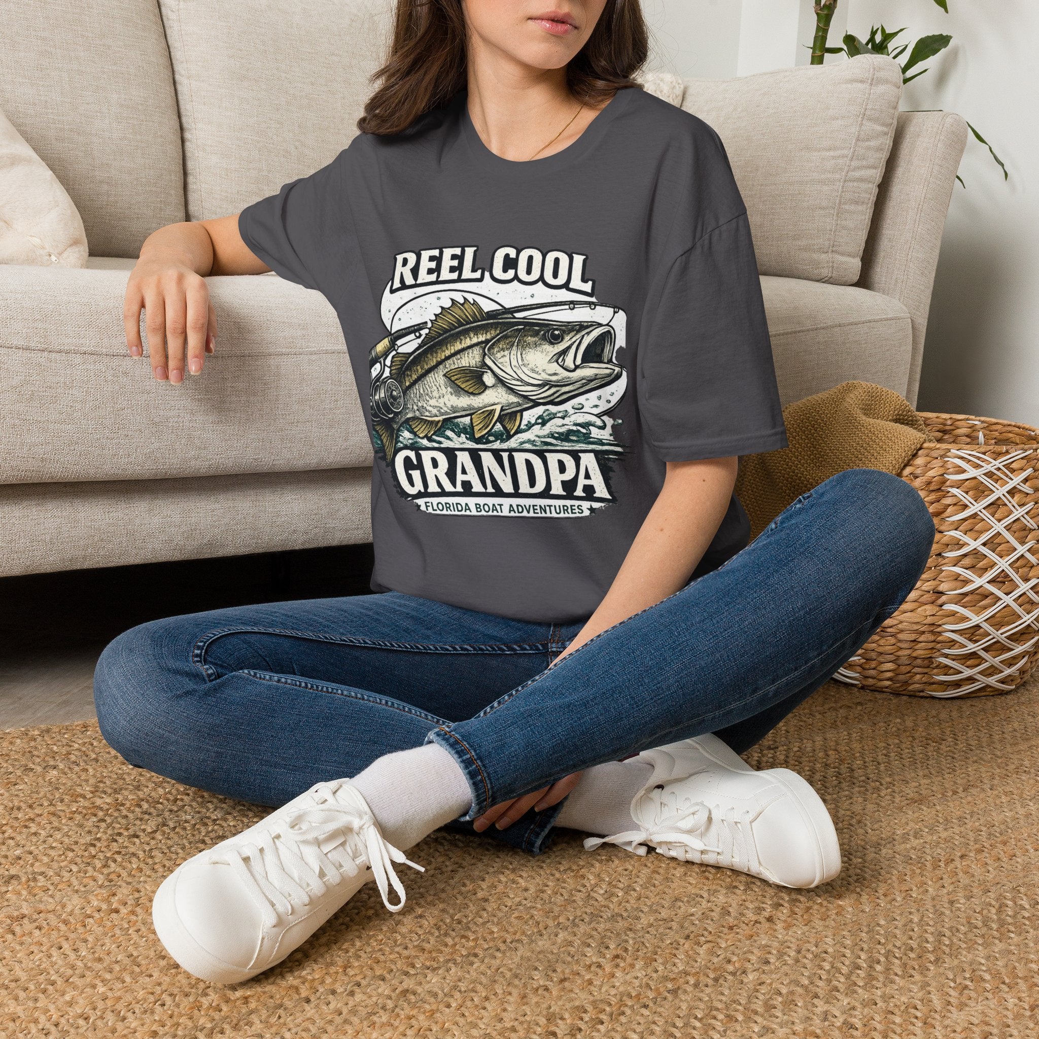 Reel Cool Grandpa - Florida Fishing Grandfather T-Shirt