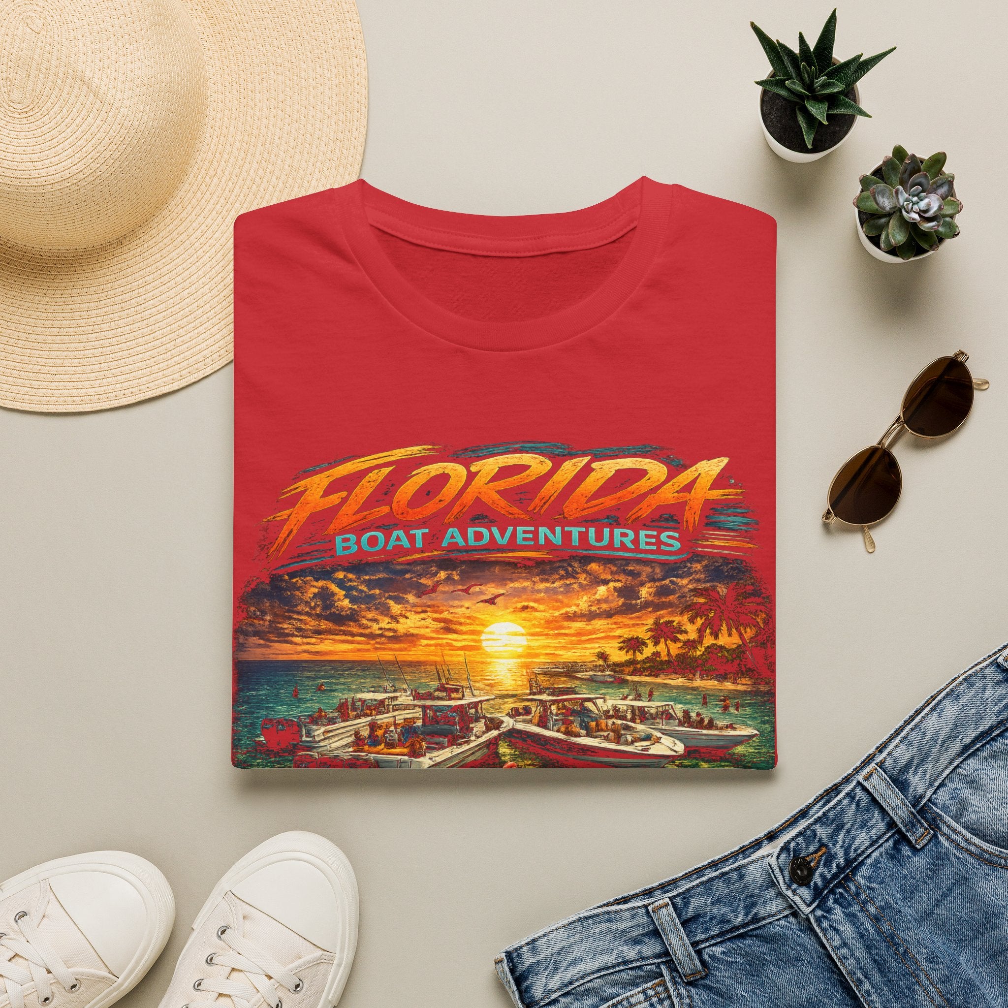 Boat Days Are the Best Days Tee | Funny Boating Shirt for Men or Women | Gildan 6400 Florida Boating T-Shirt