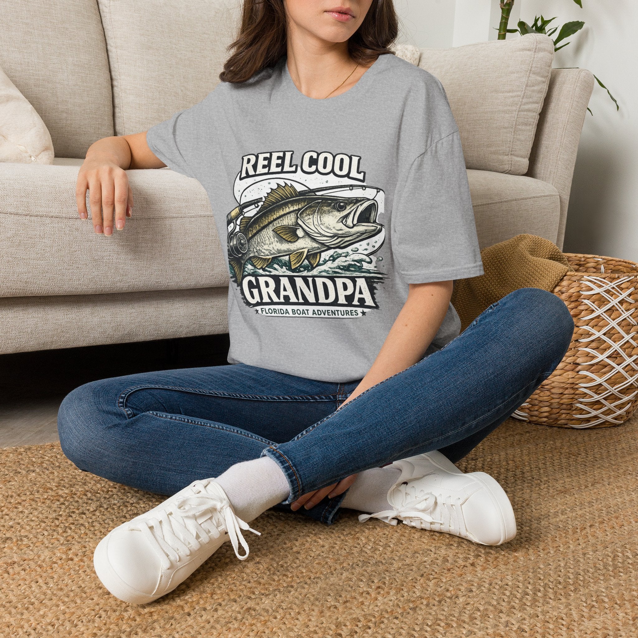 Reel Cool Grandpa - Florida Fishing Grandfather T-Shirt