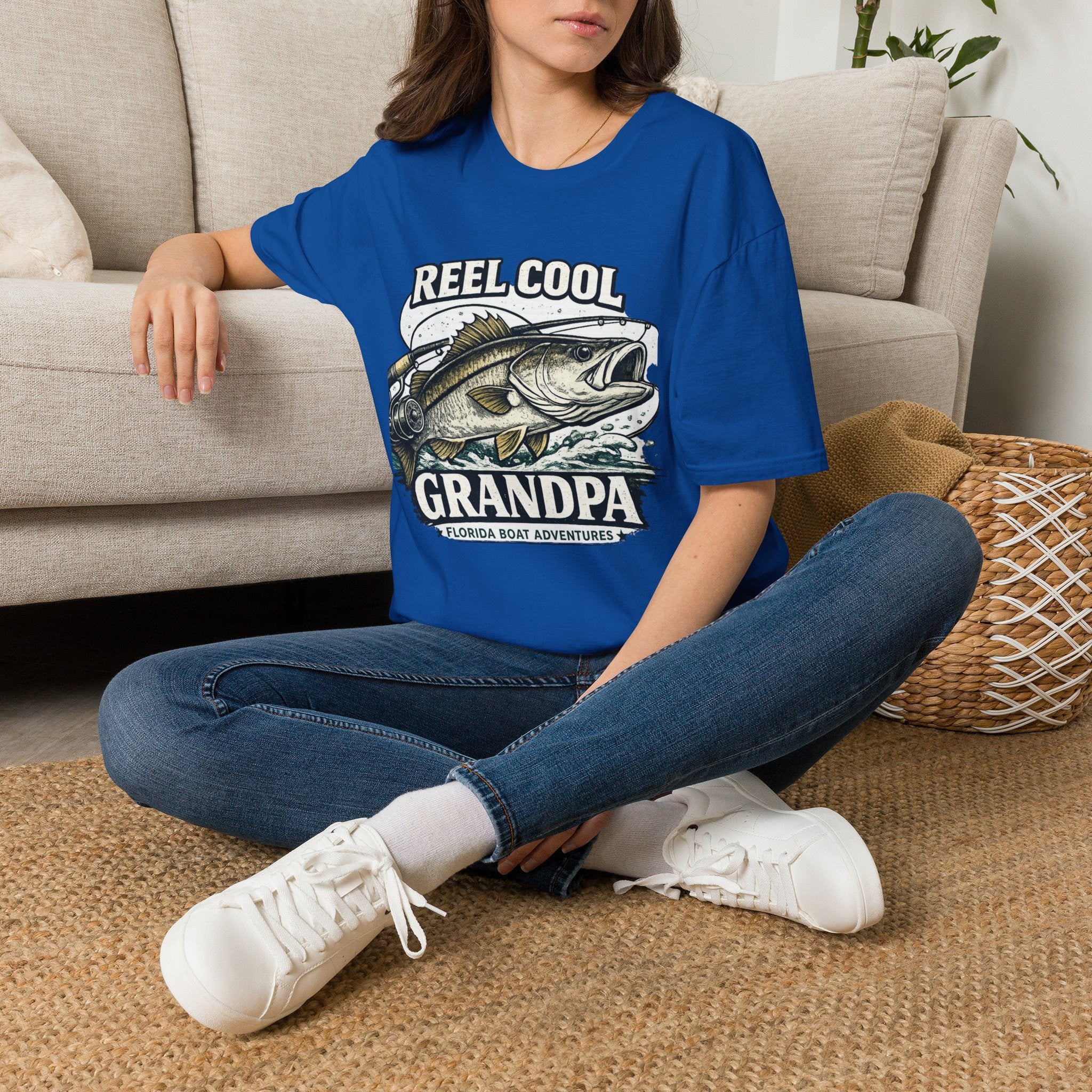 Reel Cool Grandpa - Florida Fishing Grandfather T-Shirt