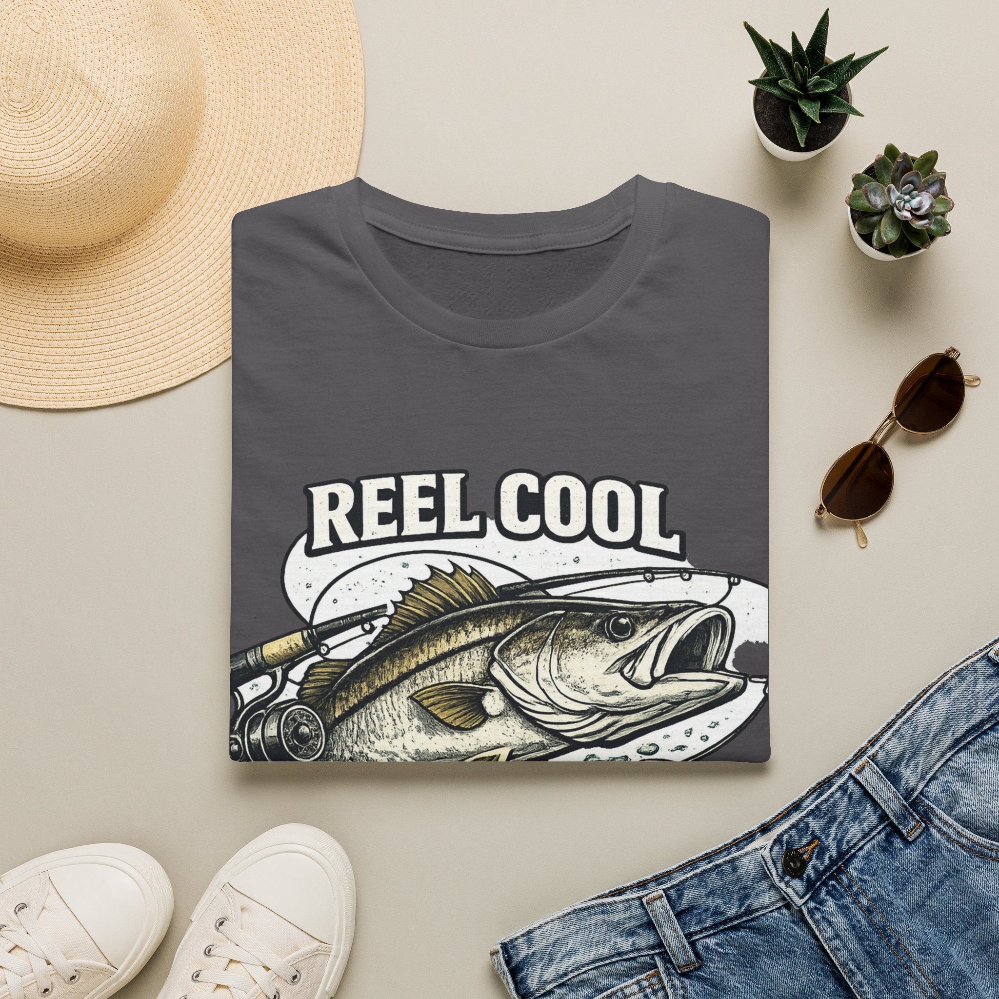 Reel Cool Grandpa - Florida Fishing Grandfather T-Shirt