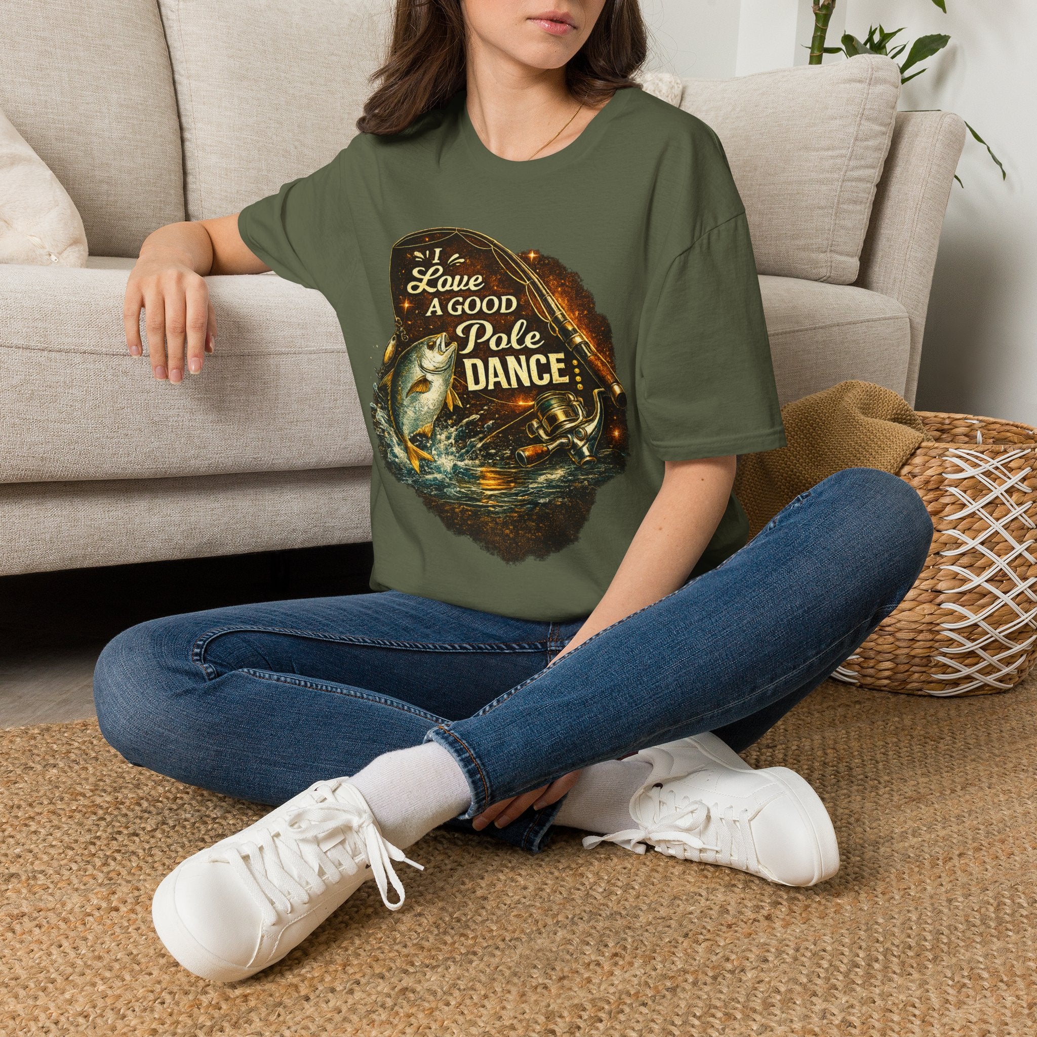 I Love A Good Pole Dance - Funny Fishing T-Shirt